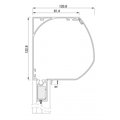 ZB TOP+ ZIP 120 Super Windvast dicht