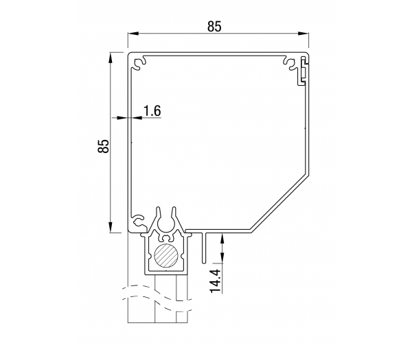 ZB Screen 85 Schuin