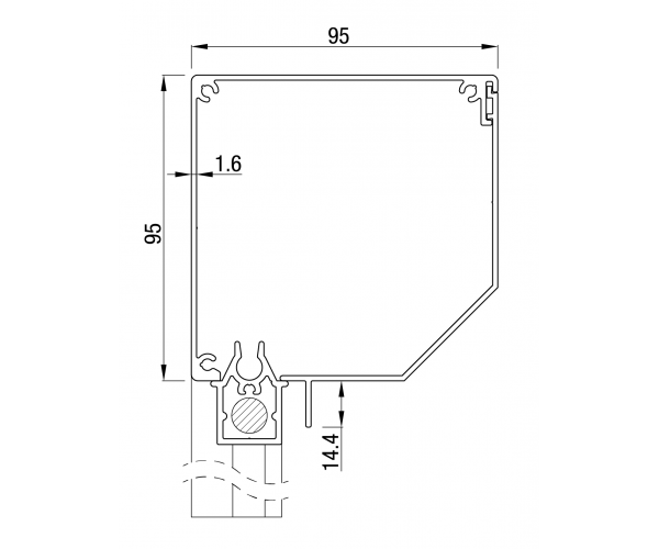 ZB Screen 95 Schuin